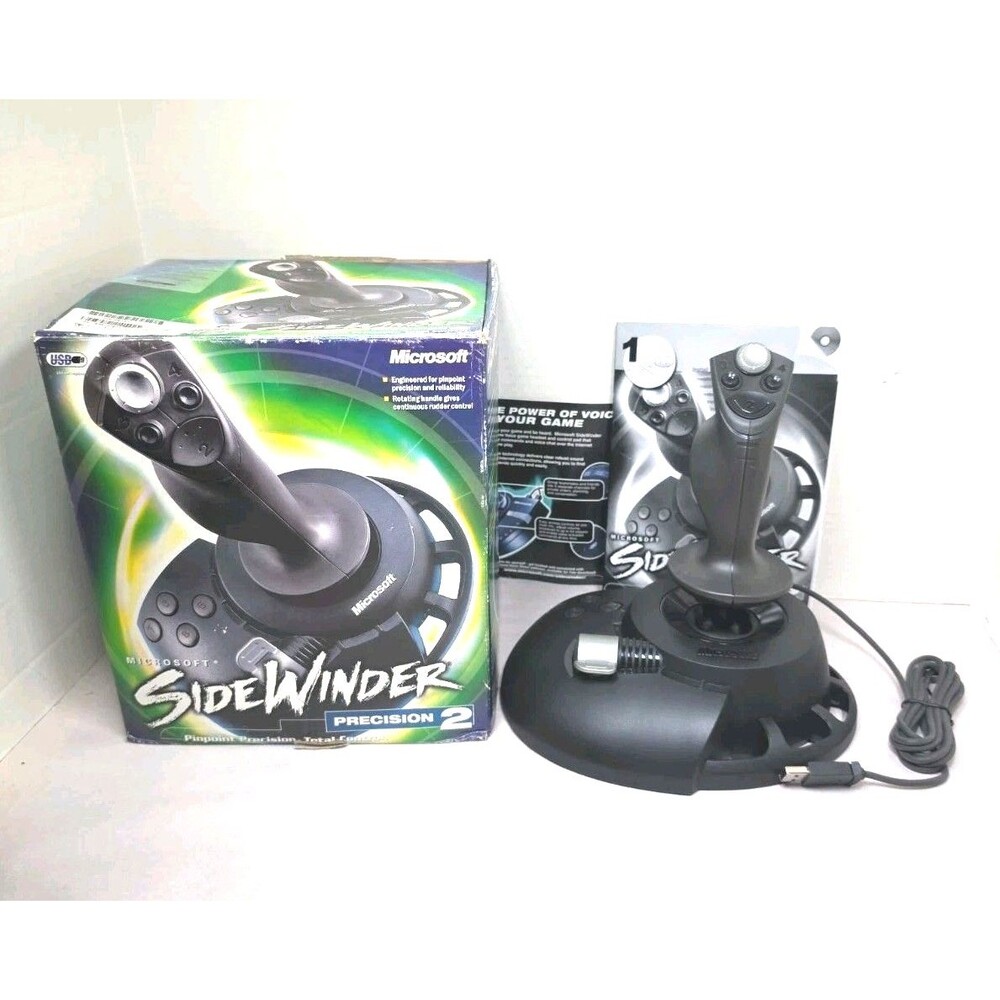 Microsoft SideWinder Precision 2 USB Joystick NOB CIB